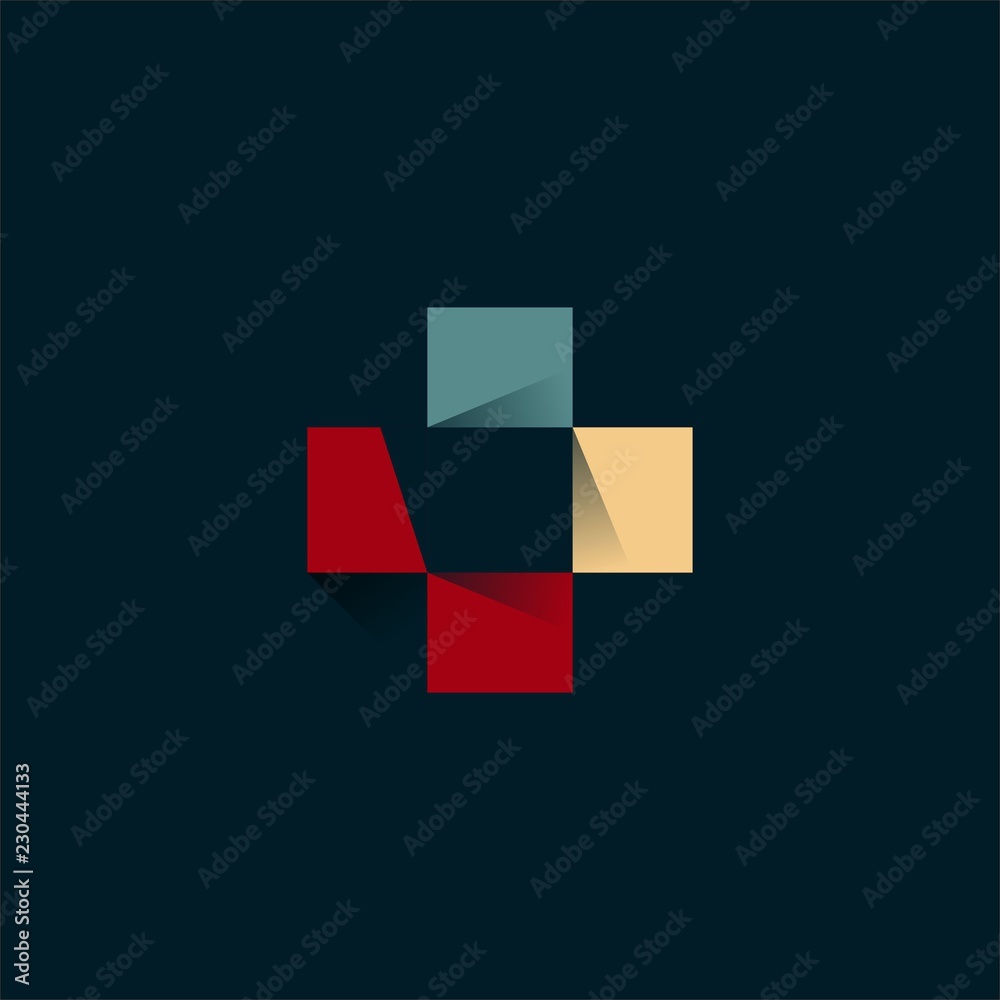 Plus Medical Box Cube Creative Abstract Icon Modern Logo Design Template Element Vector Plus Medical Box Cube Creative Abstract Icon Modern Logo Design Template Element Vector