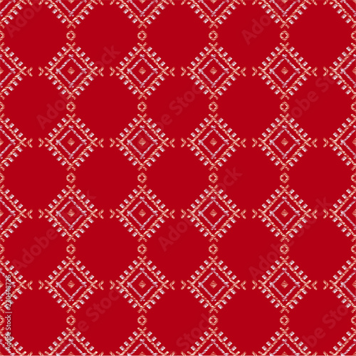 pattern in the national style. pattern with embroidery in the folk style. background with embroidery