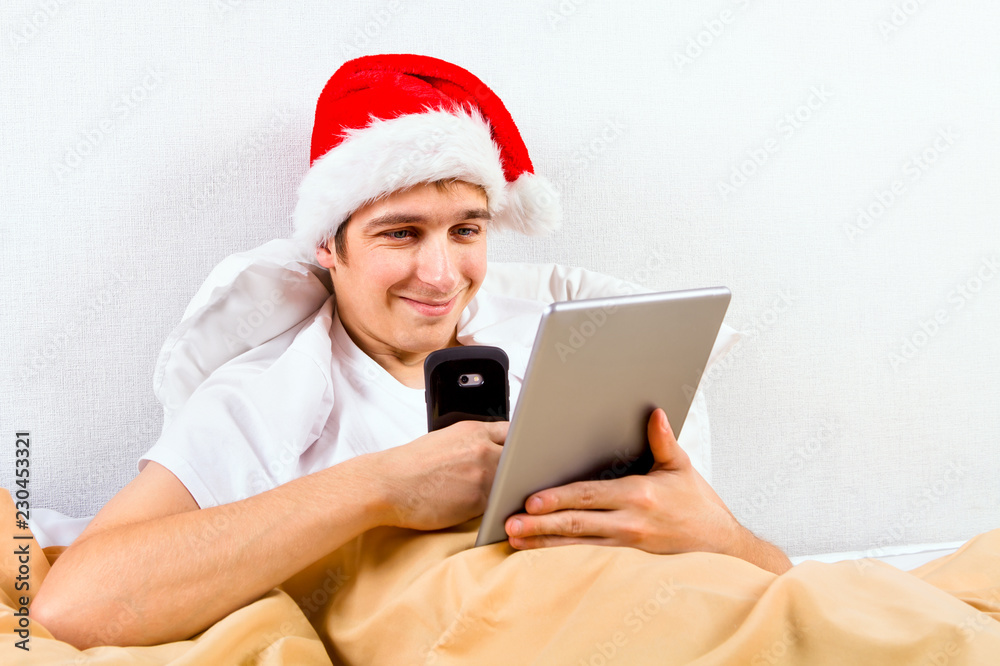 Young Man with a Tablet Young Man with a Tablet