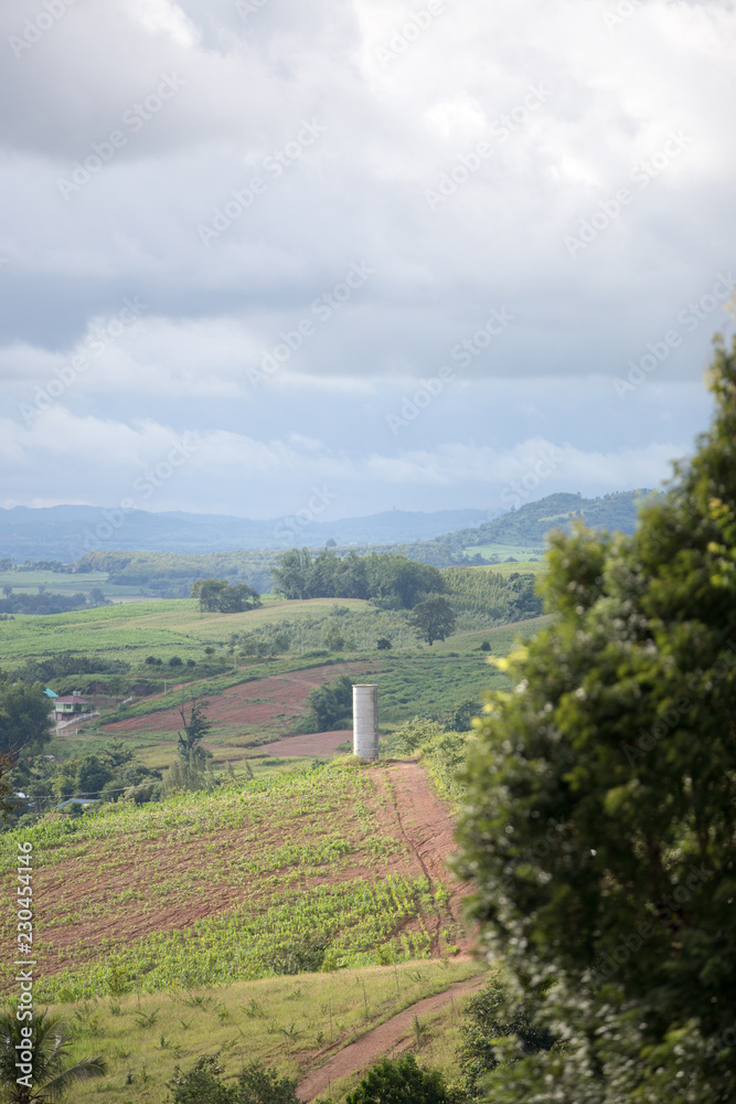 Obraz premium wangnamkeaw panorama view in nakhon ratchasima thailand