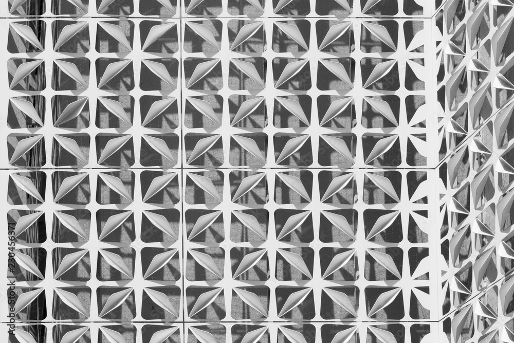 Fototapeta premium Geometric architectural decoration
