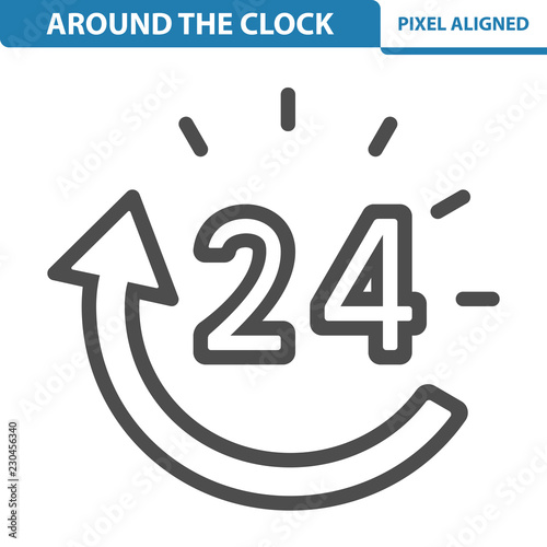 Around The Clock Icon