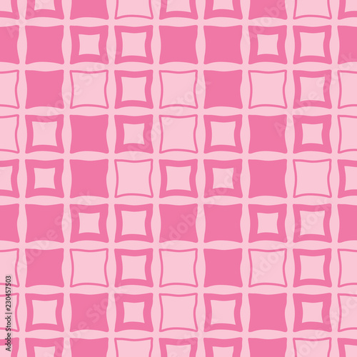 Geometric seamless pattern. Square with uneven edges