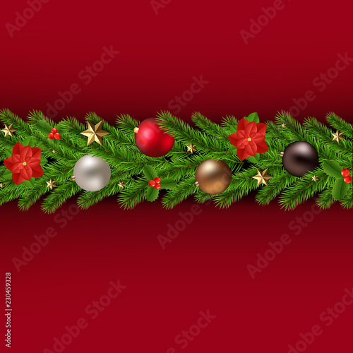 Christmas Garland Poster