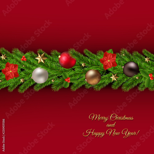 Christmas Garland Poster