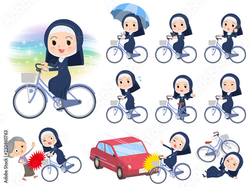 Nun women_city cycle