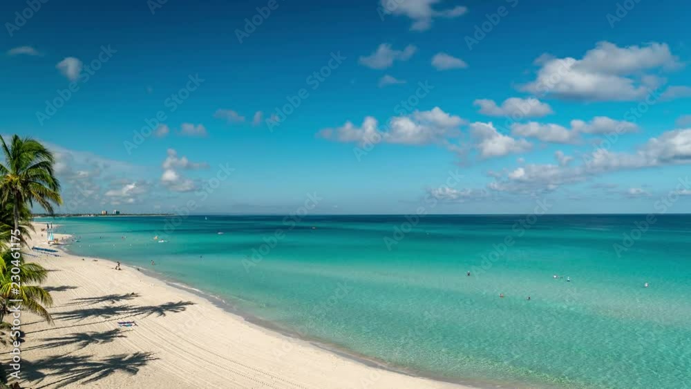 Time lapse video from Varadero beach in Cuba Time lapse video from Varadero beach in Cuba