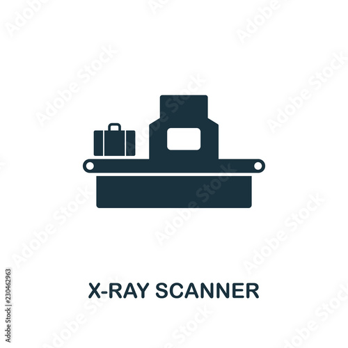 X-Ray Scanner icon. Premium style design from security icon collection. UI and UX. Pixel perfect X-Ray Scanner icon for web design, apps, software, print usage.