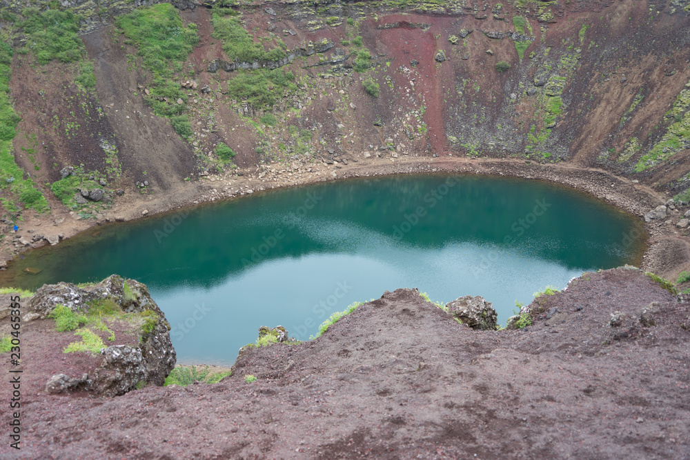 Kerið – Kratersee im Süd-Westen Islands