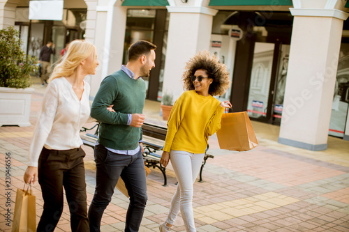 Young multiracial people in...