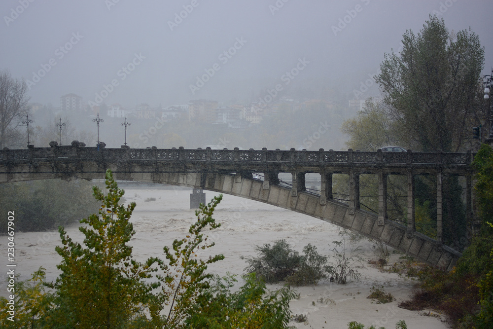 These are images on October 29, of bad weather that is flagellating northern Italy