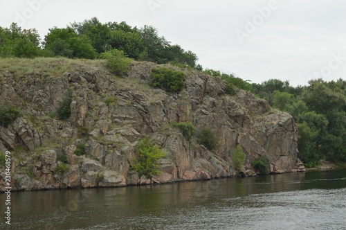 island in the river.Dnieper.Hortitsa