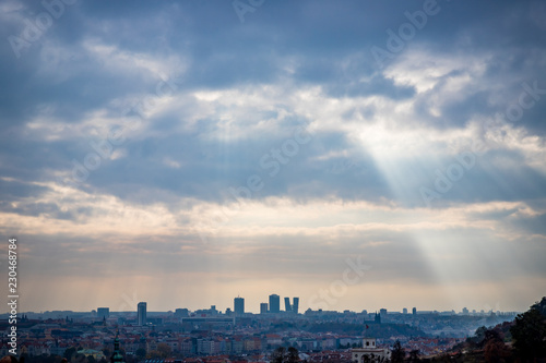 Vue panoramique sur la ville de Prague © Gerald Villena