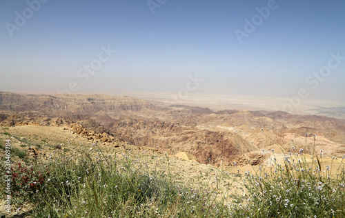 desert mountain landscape, Jordan, Middle East