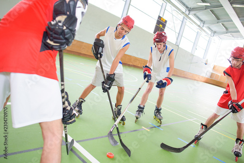 Photography hockey game