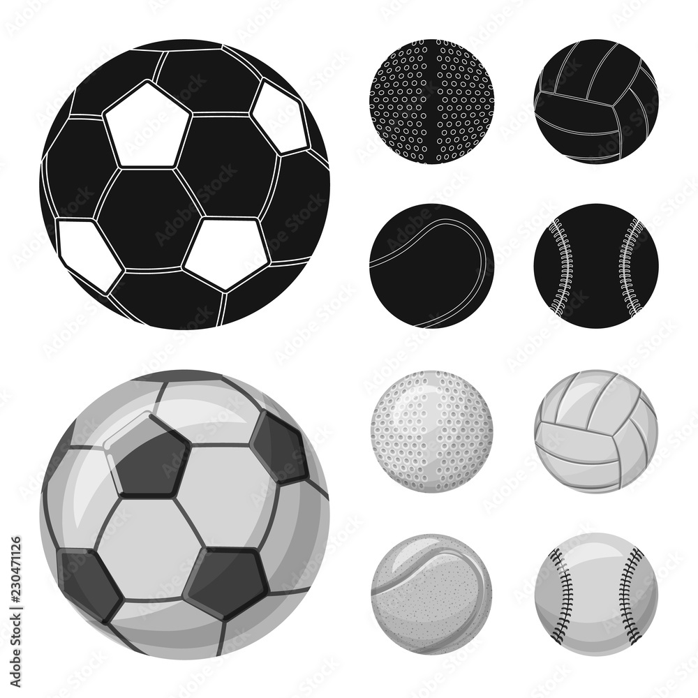 Vector illustration of sport and ball logo. Set of sport and athletic vector icon for stock. Vector illustration of sport and ball logo. Set of sport and athletic vector icon for stock.