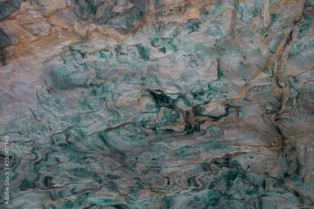 Naklejka premium Silver and Blue Marble Background