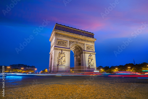 Arc de Triomphe located in Paris © f11photo