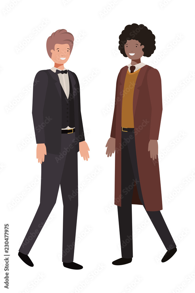 business men avatar character business men avatar character