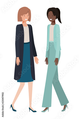business women avatar character