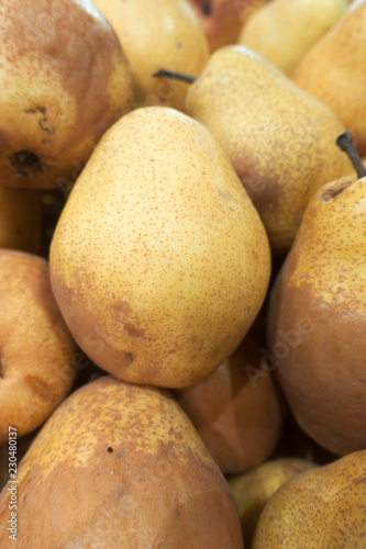 Fresh Organic Pear Background.