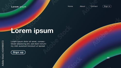 Background abstract all dark color Curve for Homepage