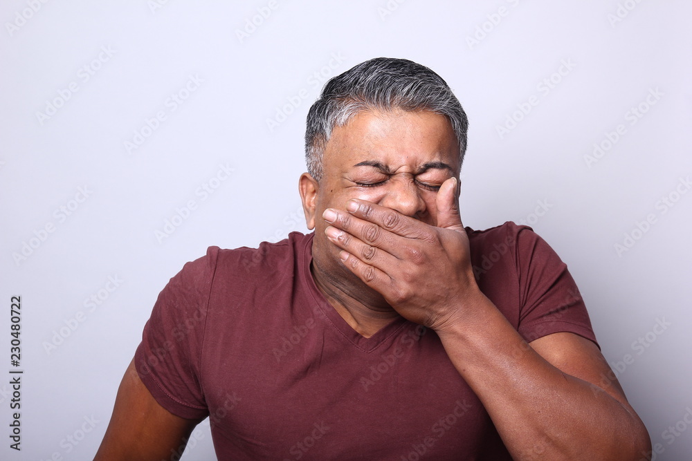 Fototapeta premium Beautiful mixed race man