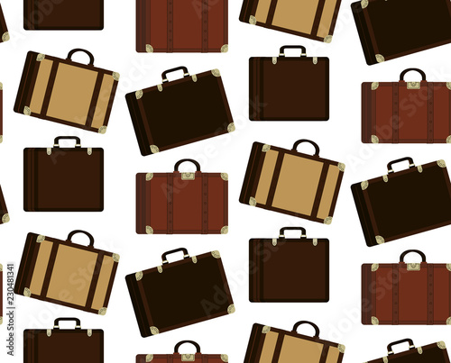 Travel different bags, backpacks, cases, luggage and set of travel bag, suitcase flat isometric icons illustration. Set of illustrations for traveling, hiking, flying, resting, resting, vacation.