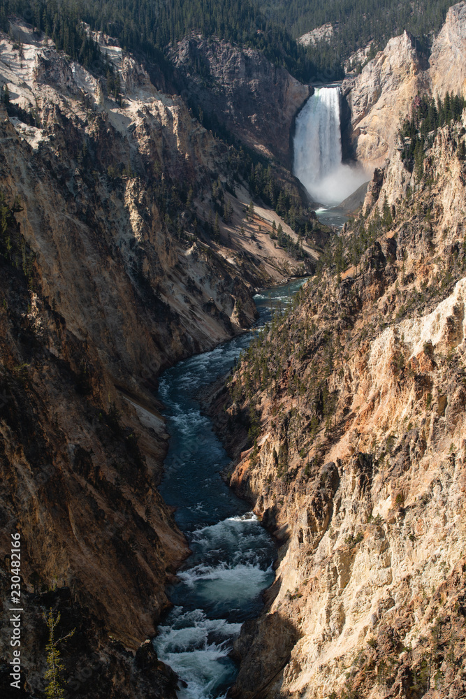 Grand Canyon of Yellowstone Waterfall