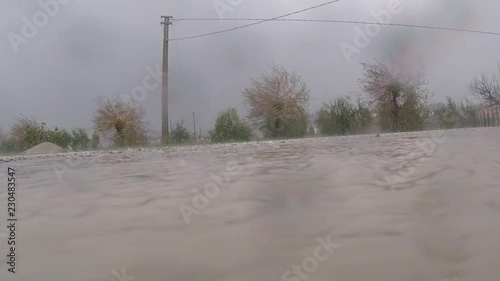 pioggia alluvione photo