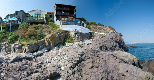 house on cliff