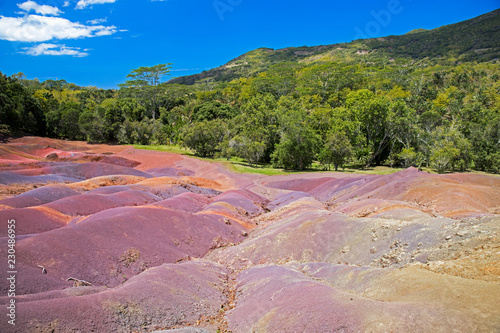 terres des 7 couleurs et chutes de Chamarel photo