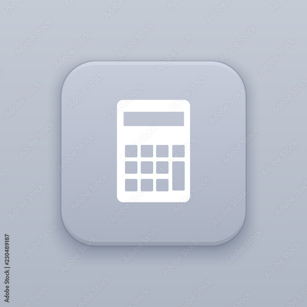 Calculator, Calculation button, best vector Calculator, Calculation button, best vector