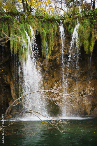 Fototapeta Naklejka Na Ścianę i Meble -  Plitvice Lakes Waterfalls