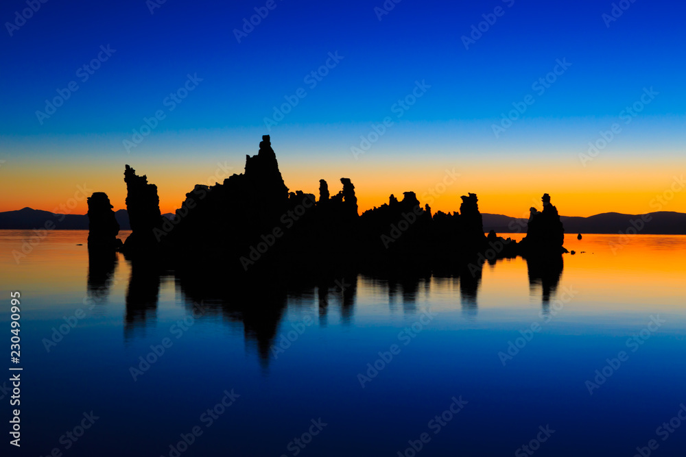 Mono Lake Silhouette at Sunrise