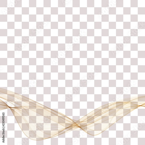 Wave brown, background abstraction. wave on a checkerboard background