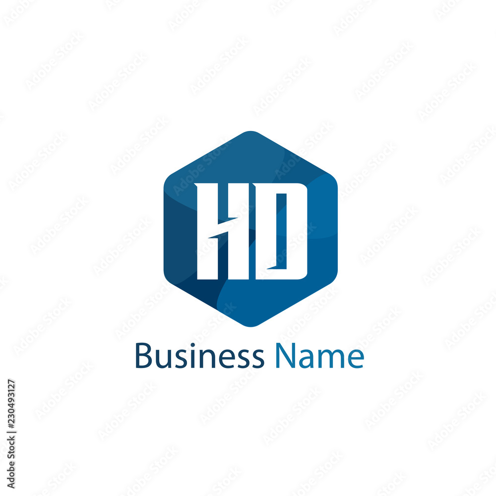 Obraz premium Initial Letter HD Logo Template Design