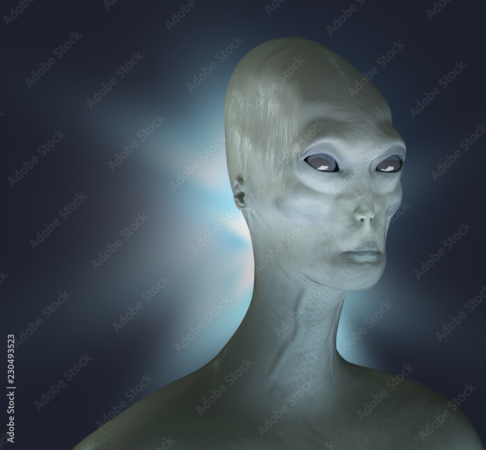 Alien render 3d Alien render 3d