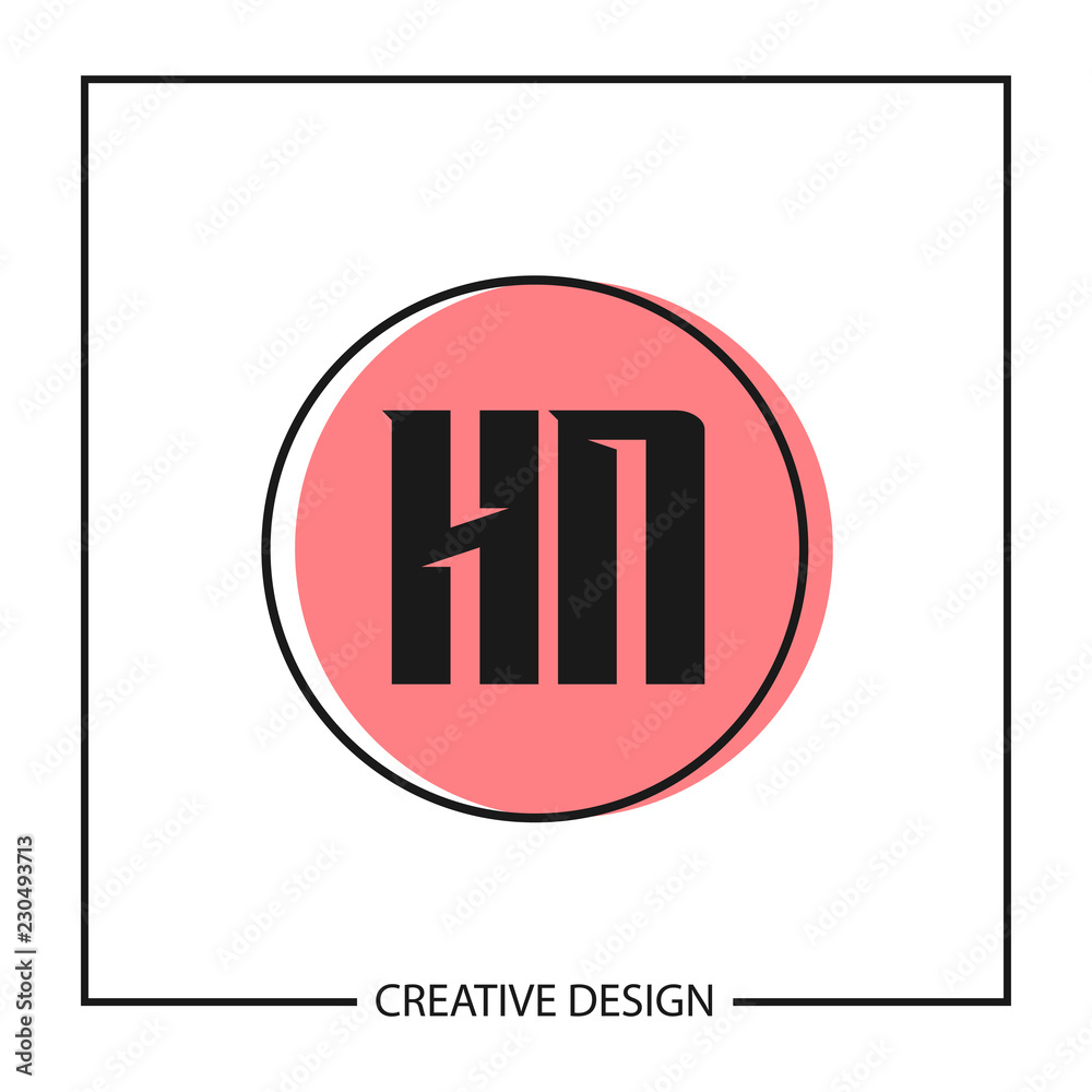 Initial Letter HN Logo Template Design Initial Letter HN Logo Template Design