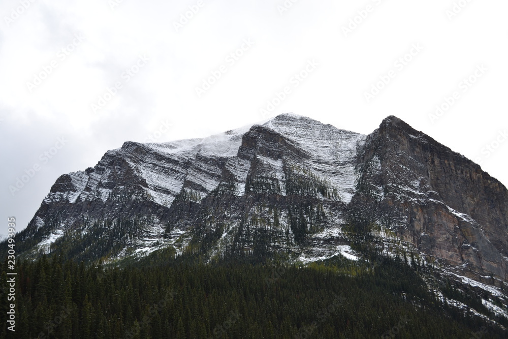canadian rockies, lake, mountain, landscape, water, mountains, sky, nature, snow. view, panorama