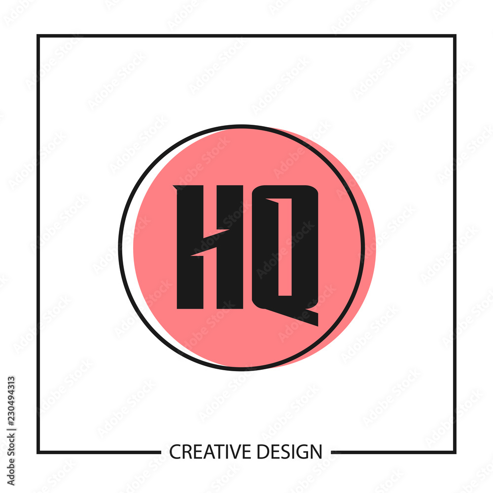 Initial Letter HQ Logo Template Design