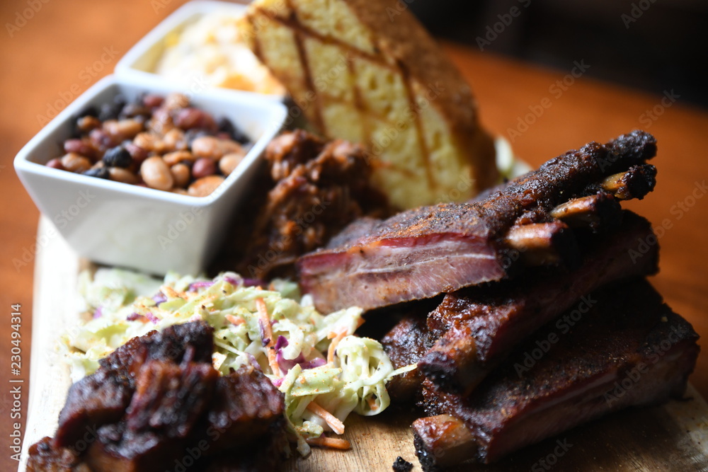 Close up ribs
