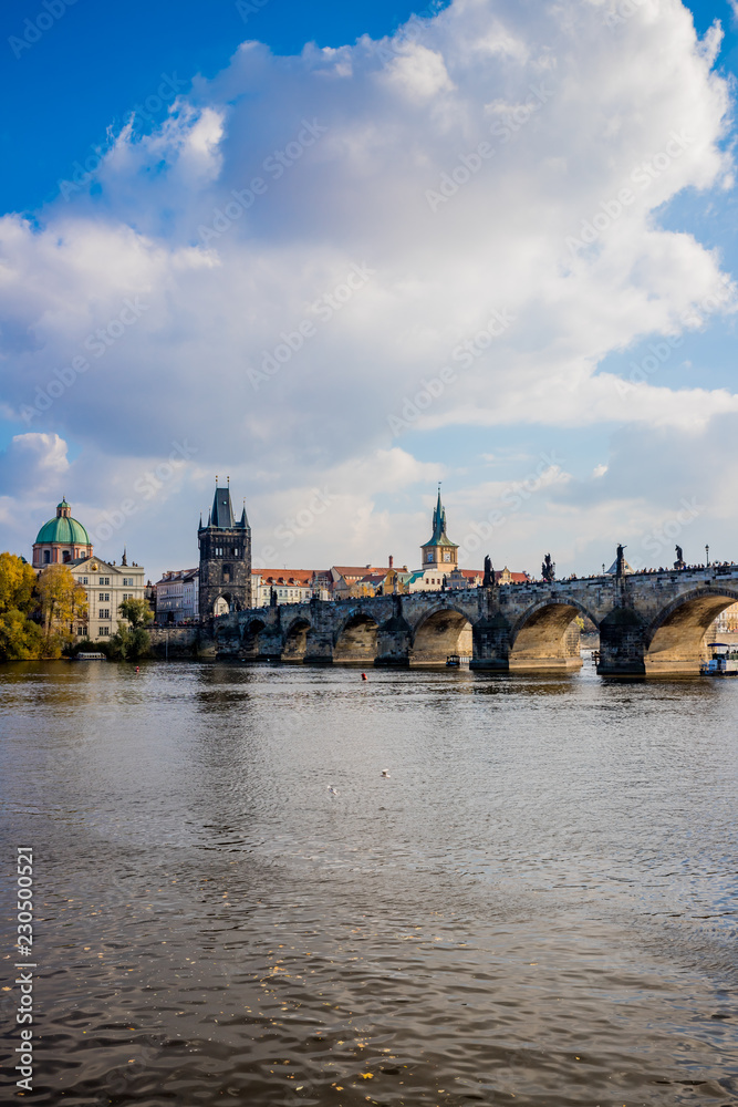 Fototapeta premium Le Pont Charles de Prague