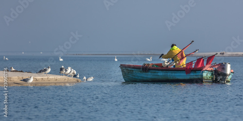 Fototapeta Naklejka Na Ścianę i Meble -  Fischer an der ostsee