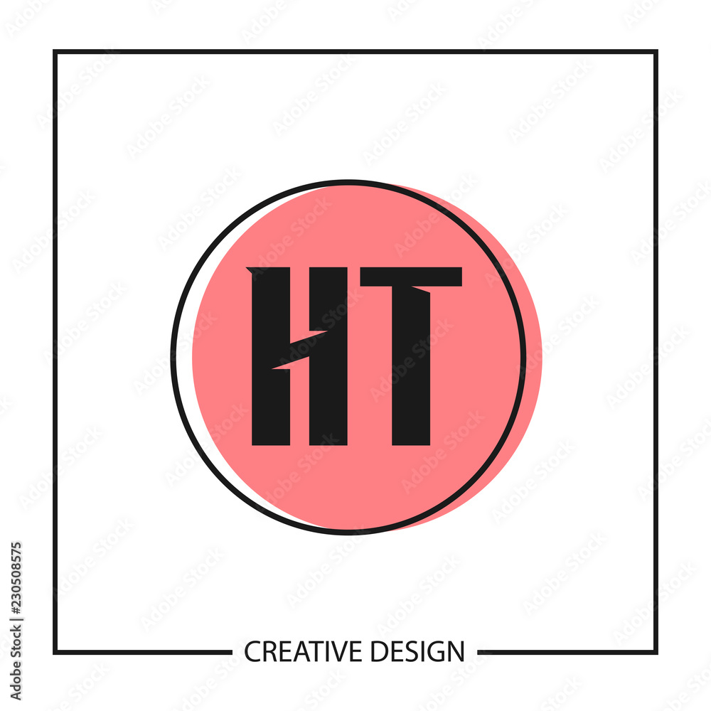 Initial Letter HT Logo Template Design Initial Letter HT Logo Template Design