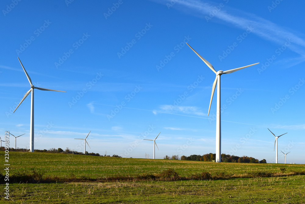 Wind Power Windmills Renewable Clean Green Energy Electricity Turbines