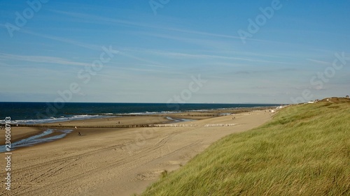 D  nenlandschaft am Meer in Zeeland  Niederlande