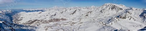 panorama les 3 vallees photo