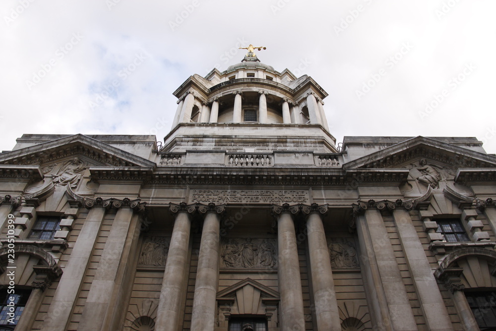 Palais de Justice, tribunal à Londres