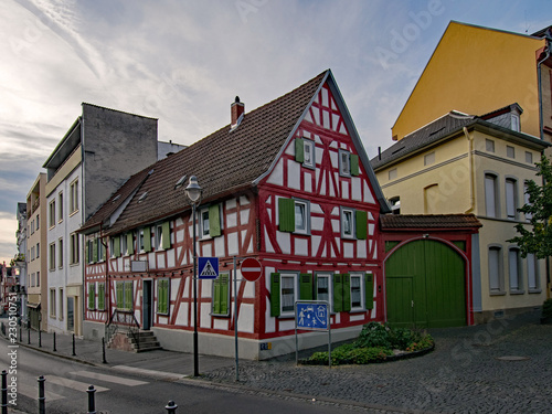 In der Altstadt von Bad Nauheim, Wetterau, Hessen, Deutschland 